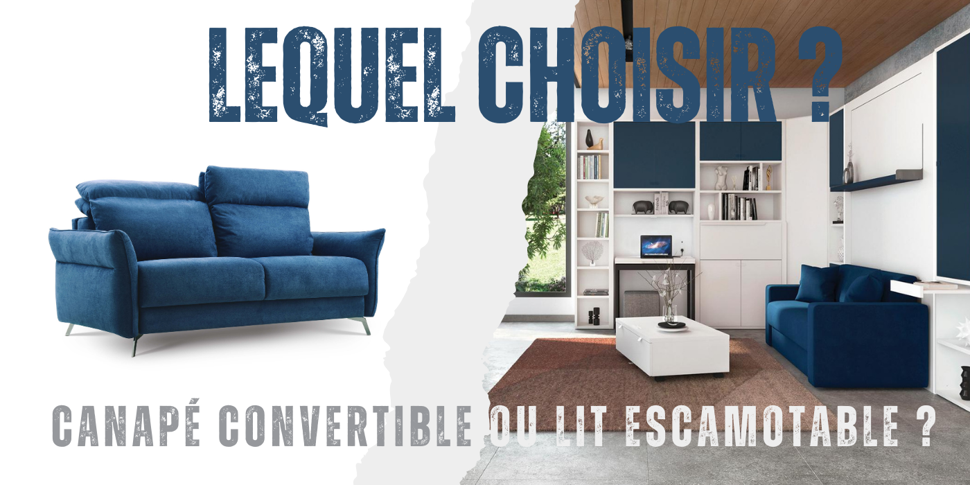 Canapé convertible ou lit escamotable : lequel choisir pour optimiser votre espace ?