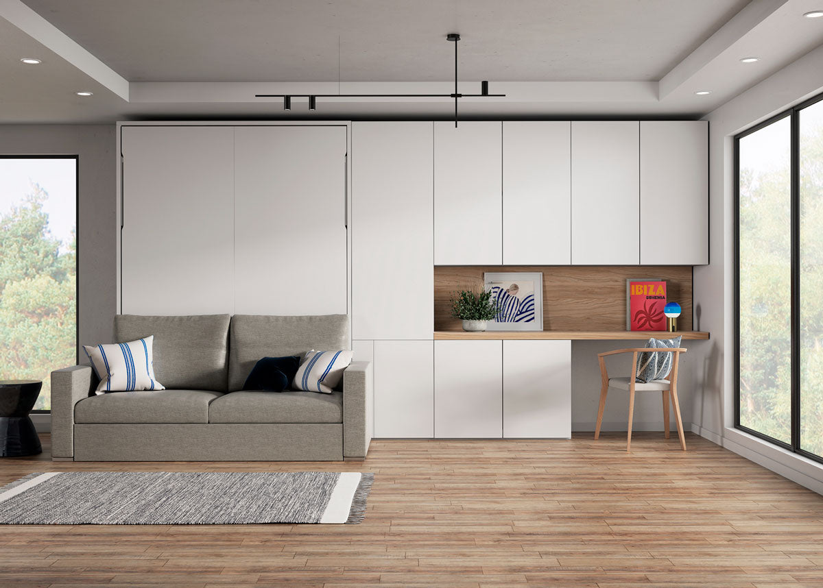Lit escamotable canapé CUBE Sofa vertical et transversal