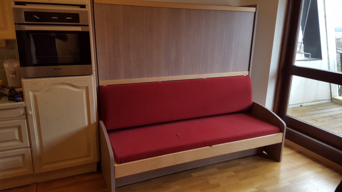 Réalisations lit escamotable superposé canapé BL4