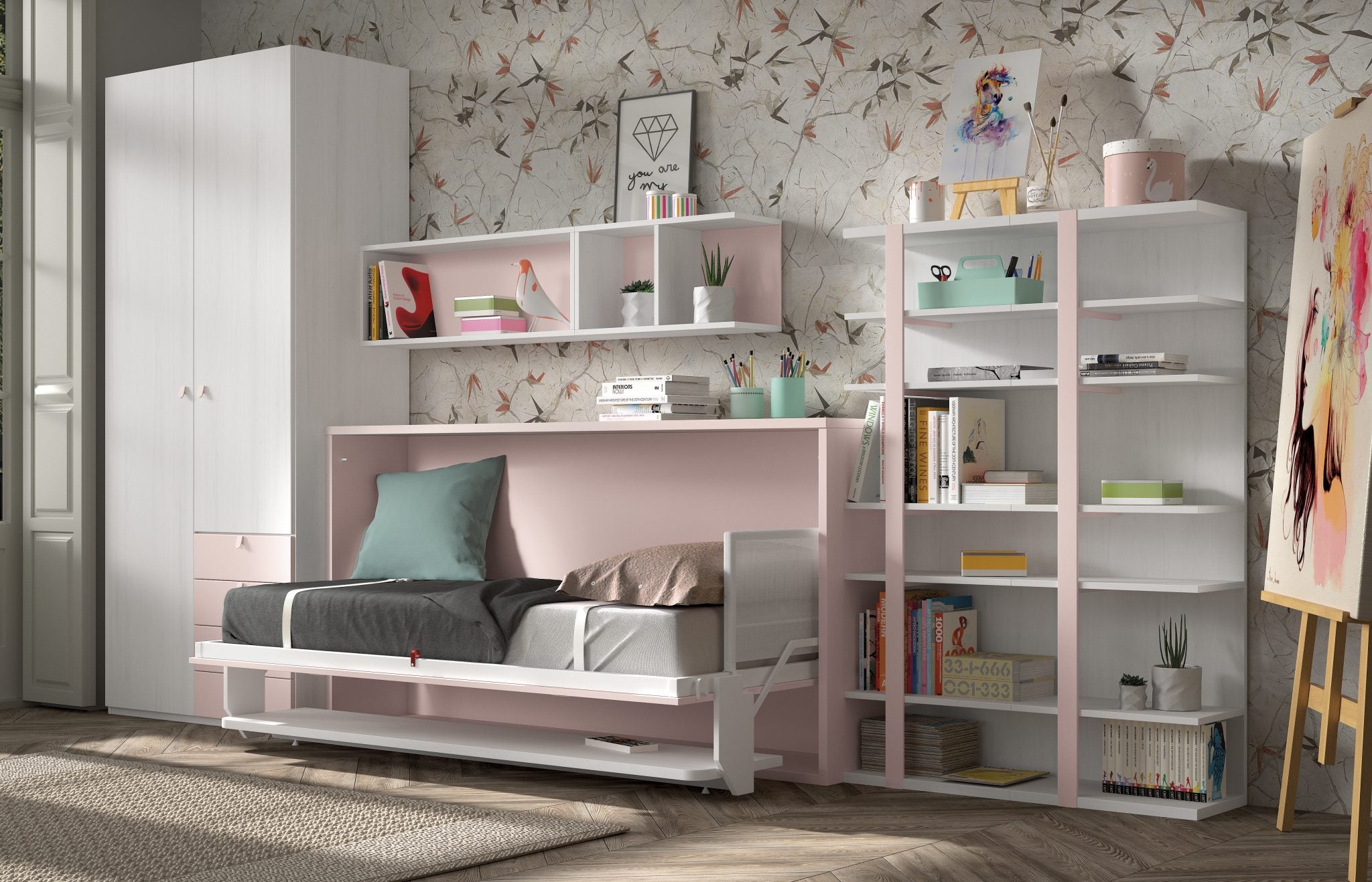 Lit escamotable bureau FORM