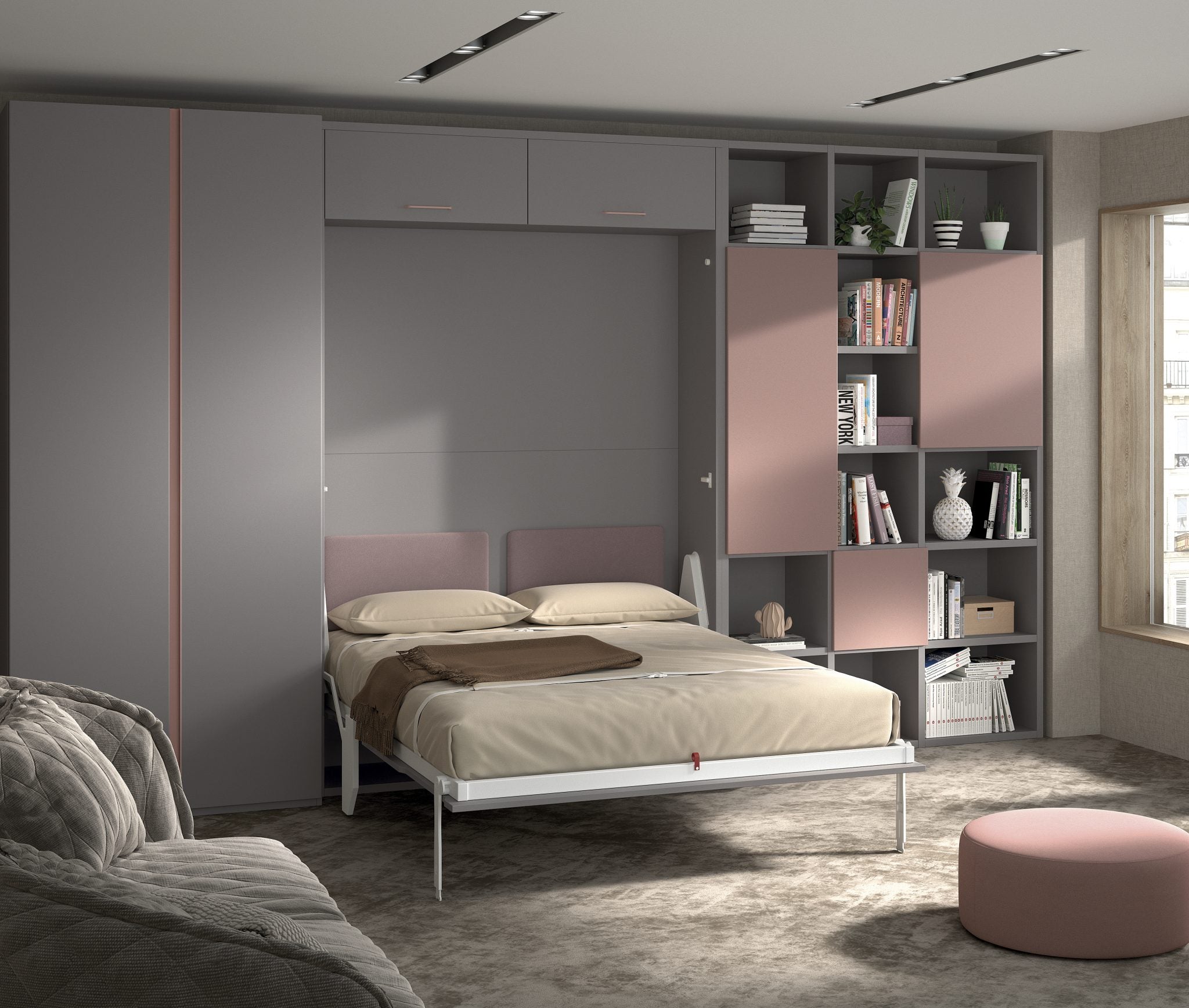 Lit escamotable bureau FORM