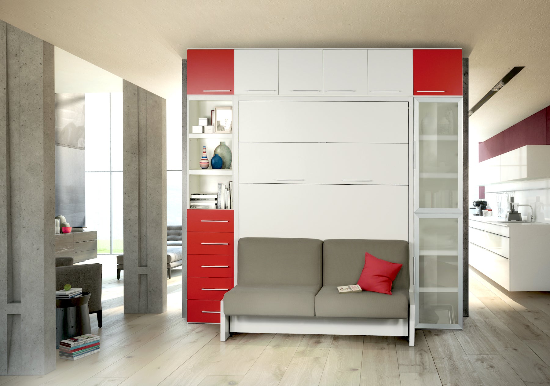Lit escamotable canapé KETIAM Sofa