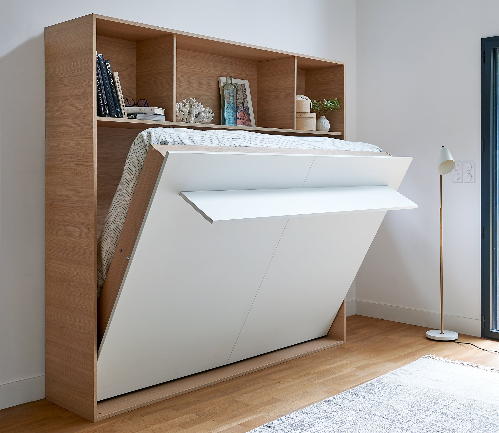 Lit escamotable OPTIMUM vertical et transversal