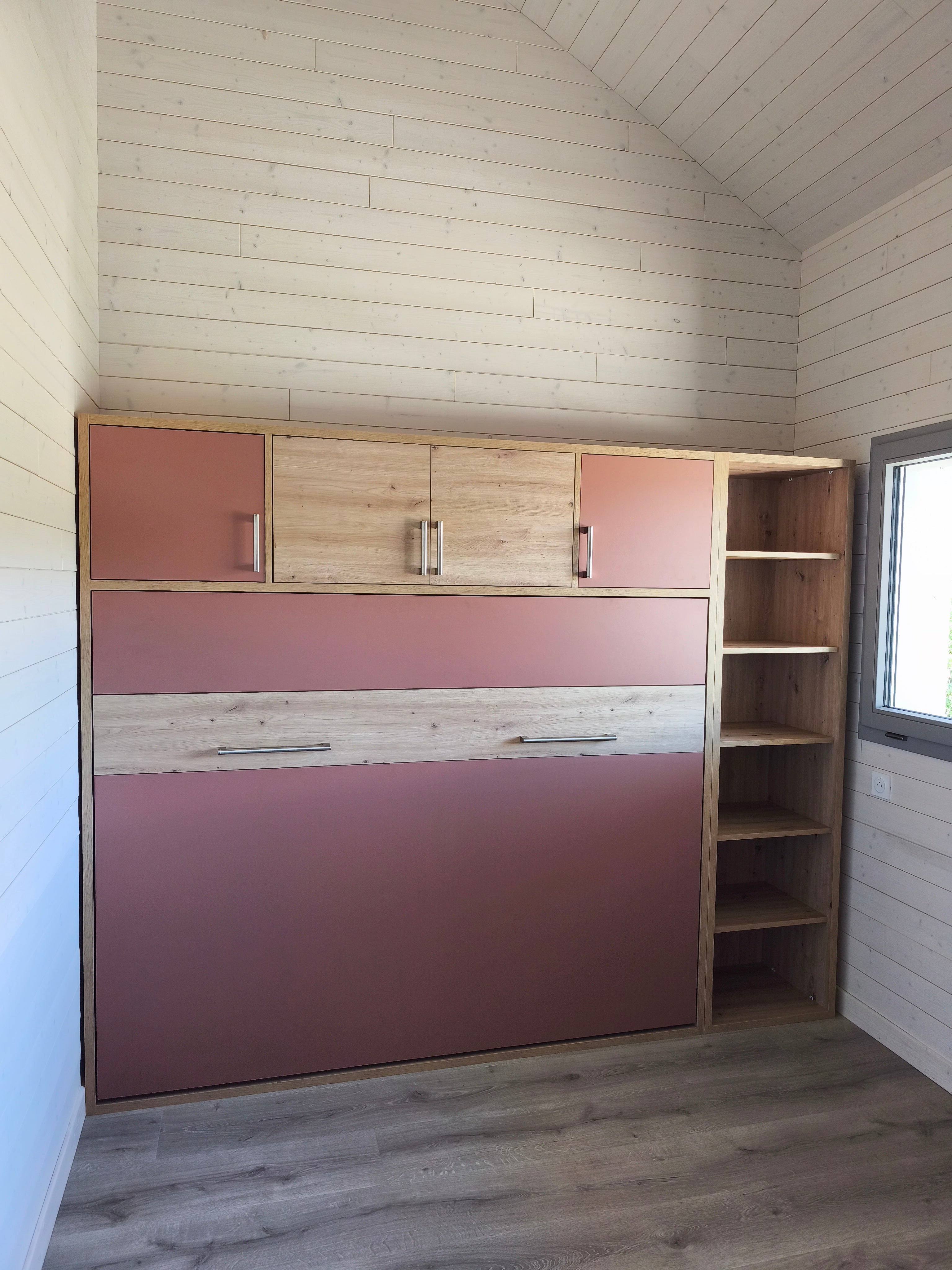 Réalisations lit escamotable superposé canapé BL4