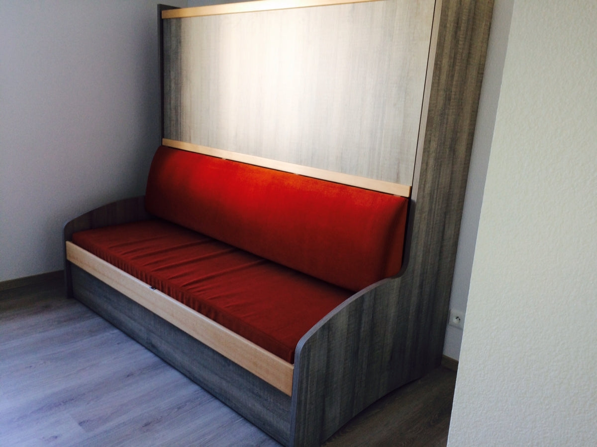 Réalisations lit escamotable superposé canapé BL4