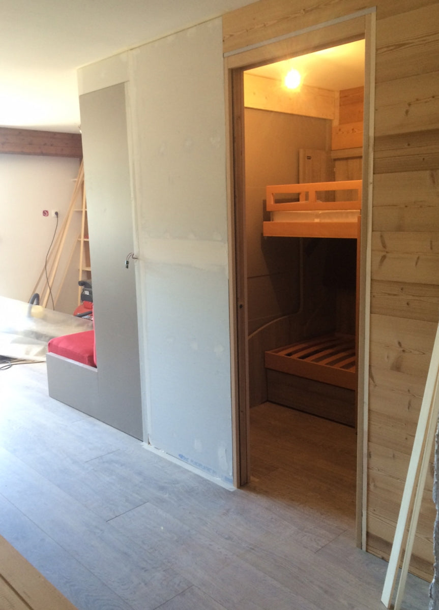 Réalisations lit escamotable superposé canapé BL4