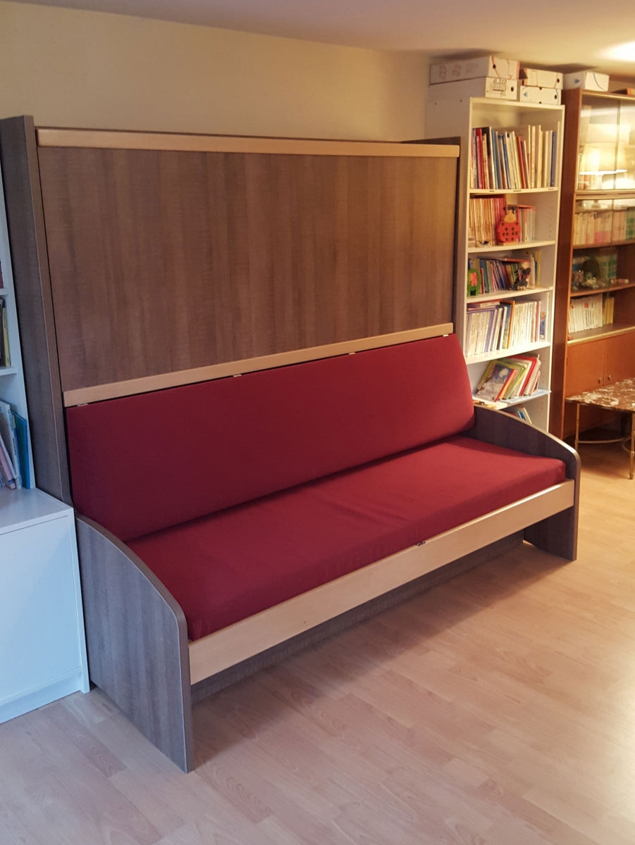 Réalisations lit escamotable superposé canapé BL4