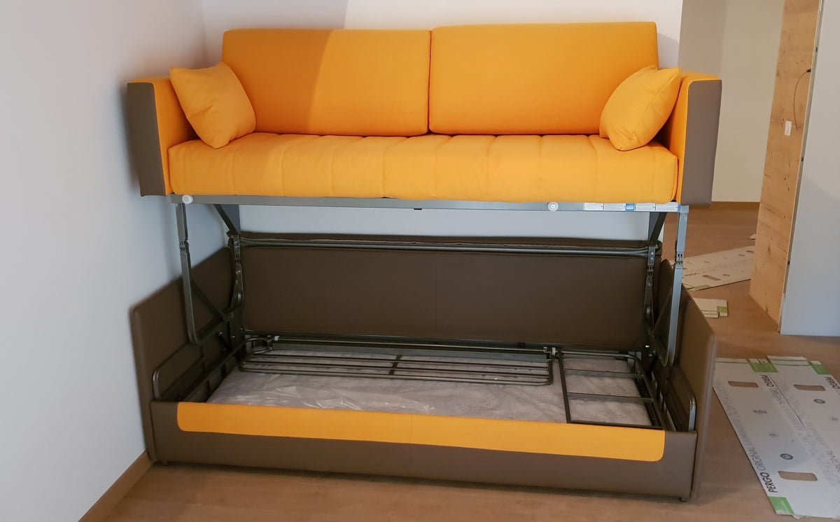 Réalisations canapé escamotable superposé COUPÉ