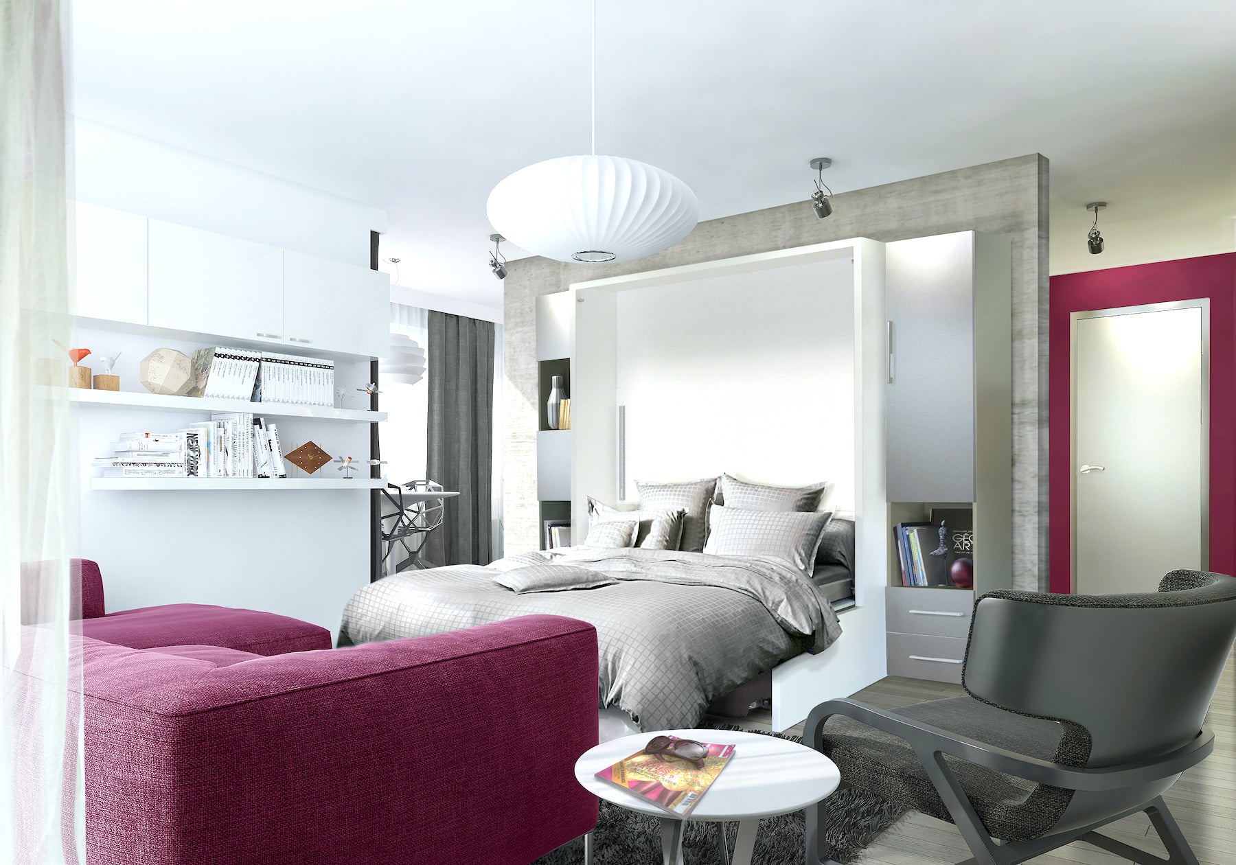 Lit escamotable canapé KETIAM Sofa