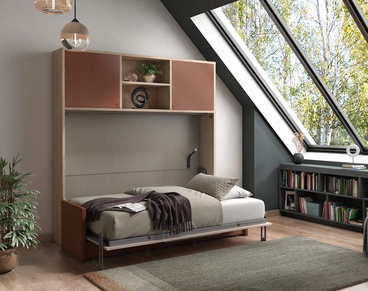 Lit escamotable canapé SMART Sofa vertical et transversal