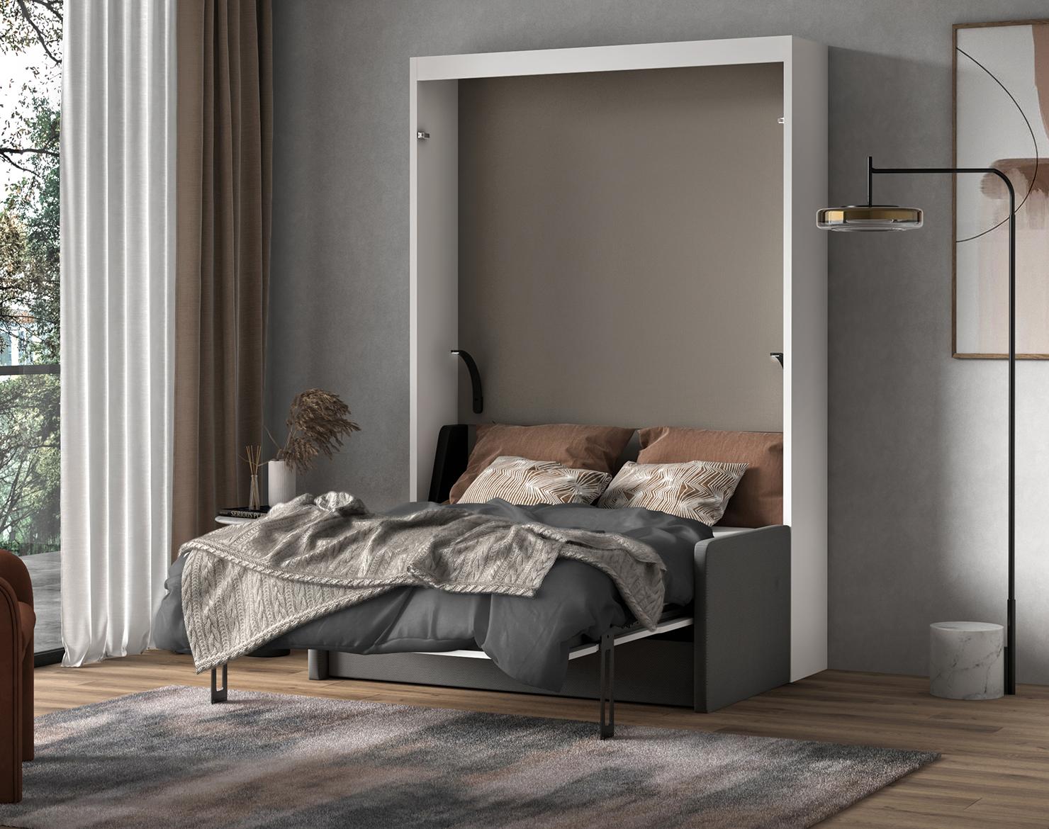 Lit escamotable canapé SMART Sofa vertical et transversal