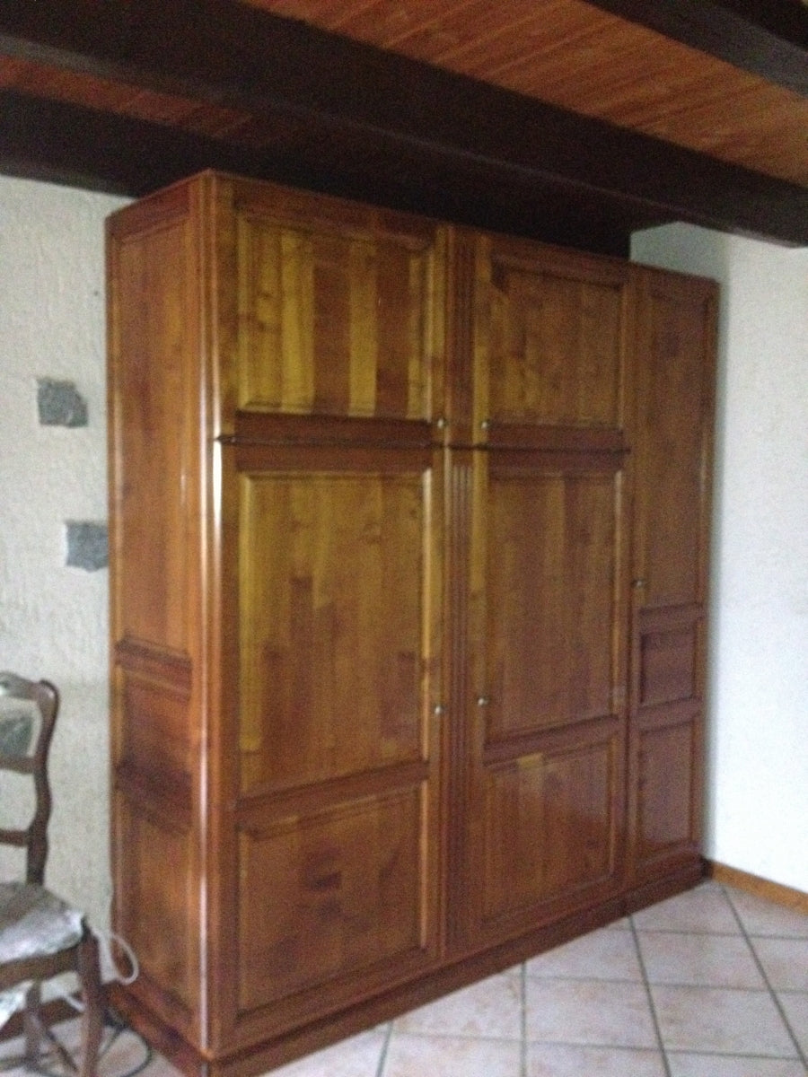 Lit escamotable Melamix en bois massif