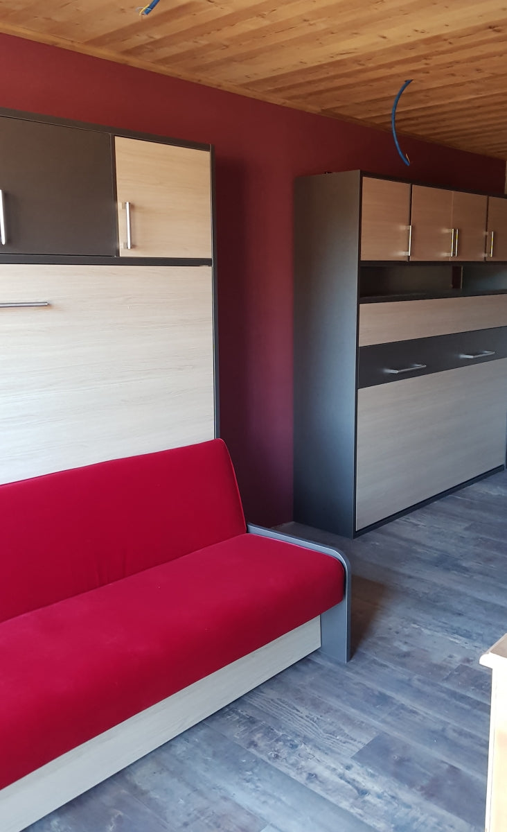 Lit escamotable Premium Sofa transversal en station