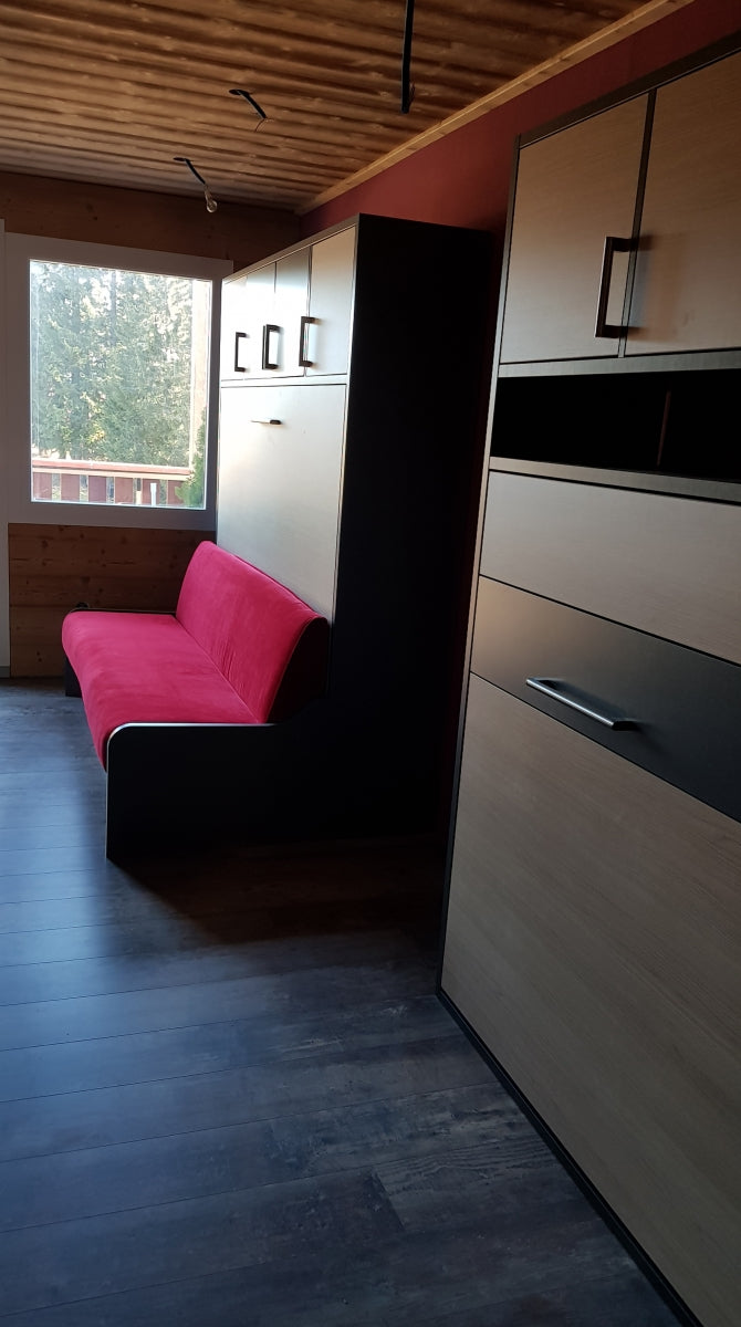 Lit escamotable Premium Sofa transversal station de ski