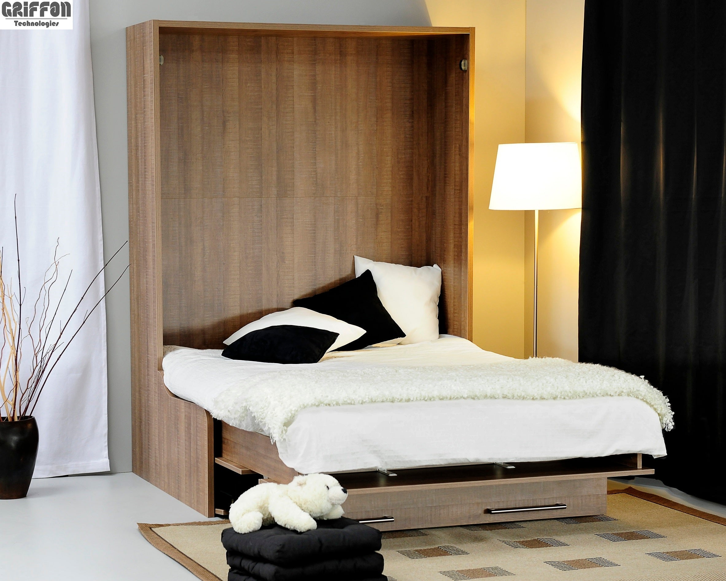 Lit escamotable canapé PREMIUM SOFA vertical et transversal
