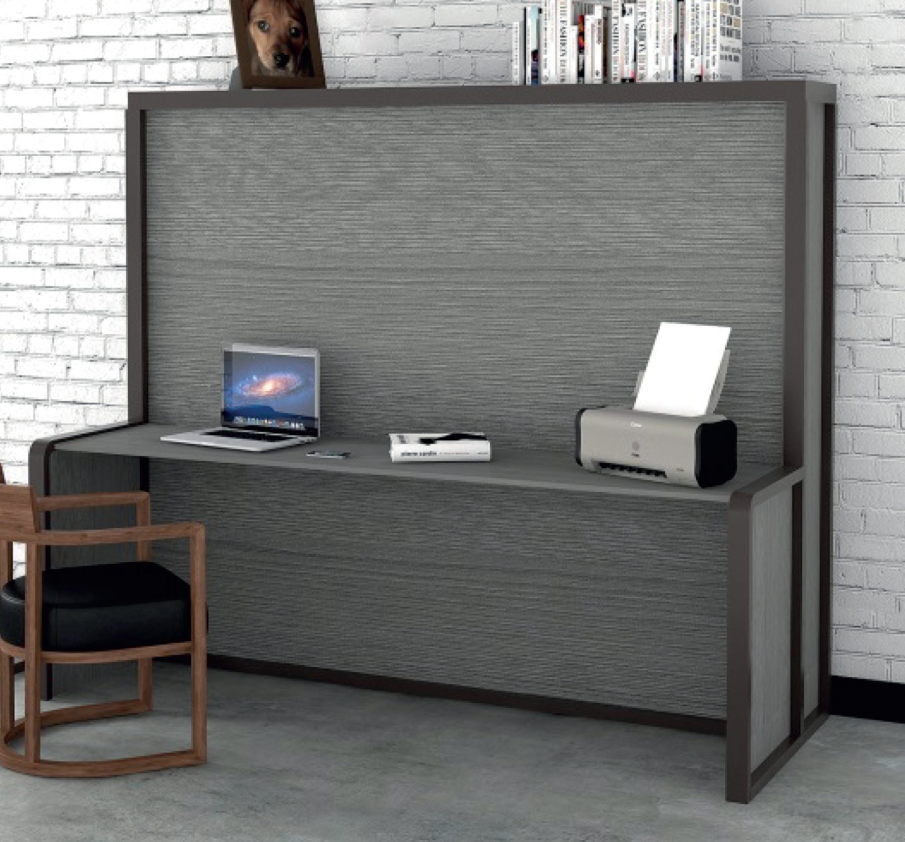 Lit escamotable bureau MAXI