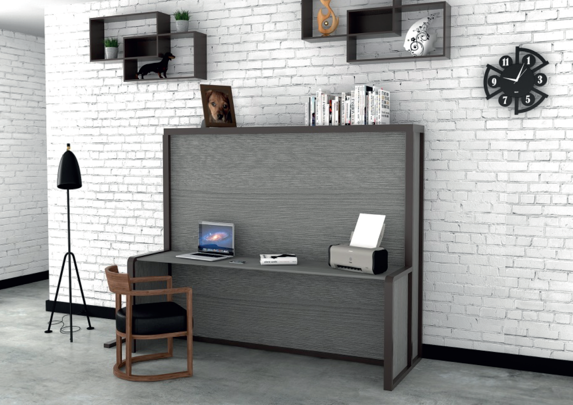 Lit escamotable bureau MAXI