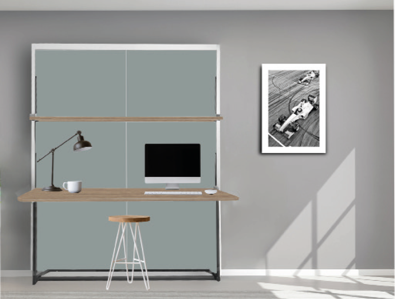 Lit escamotable bureau Tabali