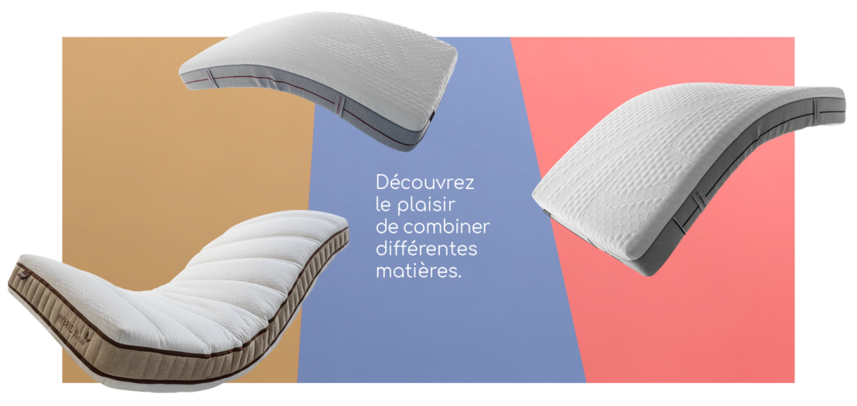 Matelas relaxation NATURE en latex naturel pour lit articulé