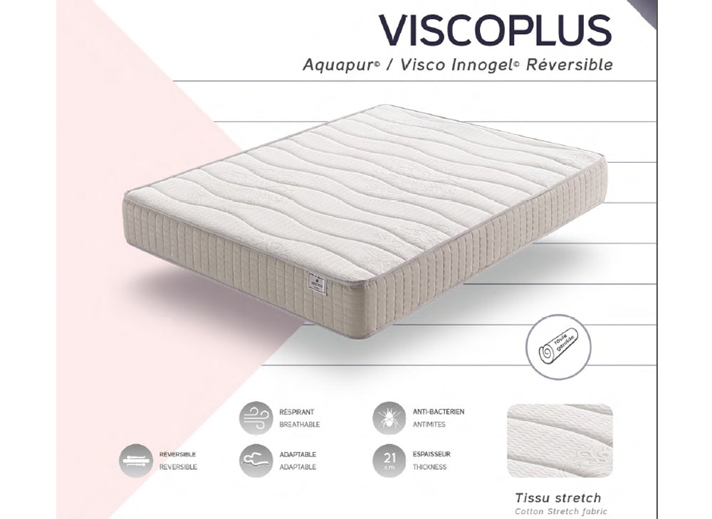 Matelas en mousse à mémoire de forme VISCOPLUS