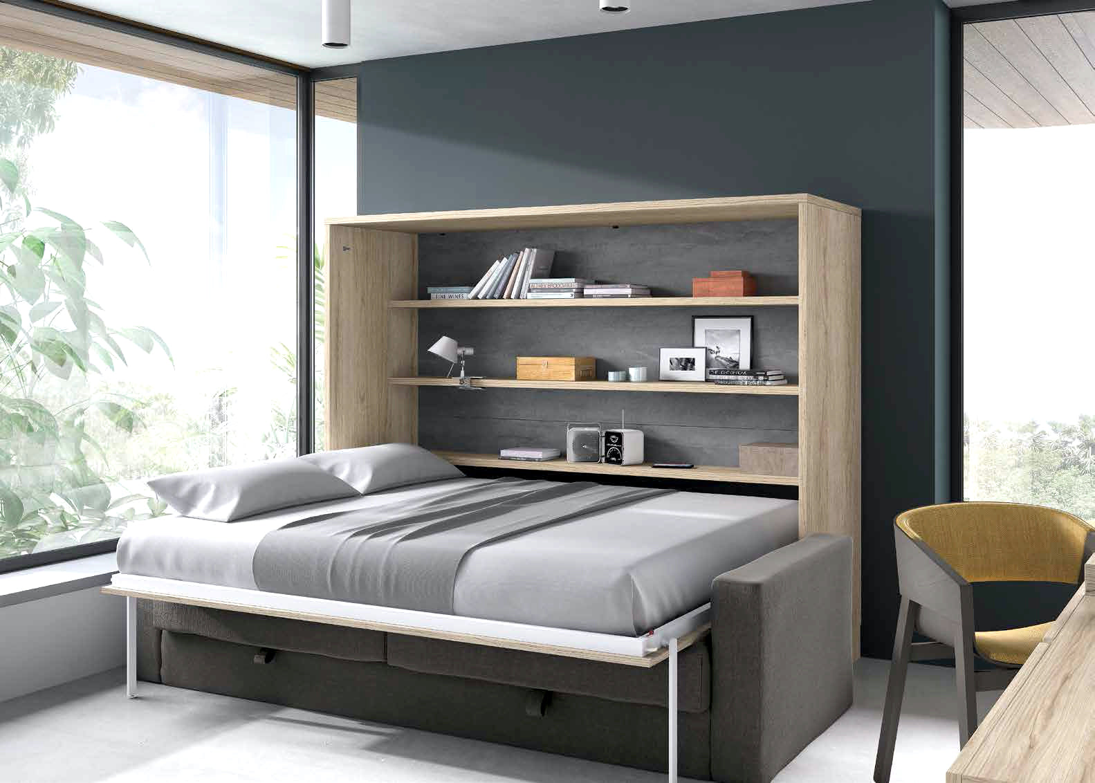 Lit escamotable canapé EOS Sofa vertical et transversal