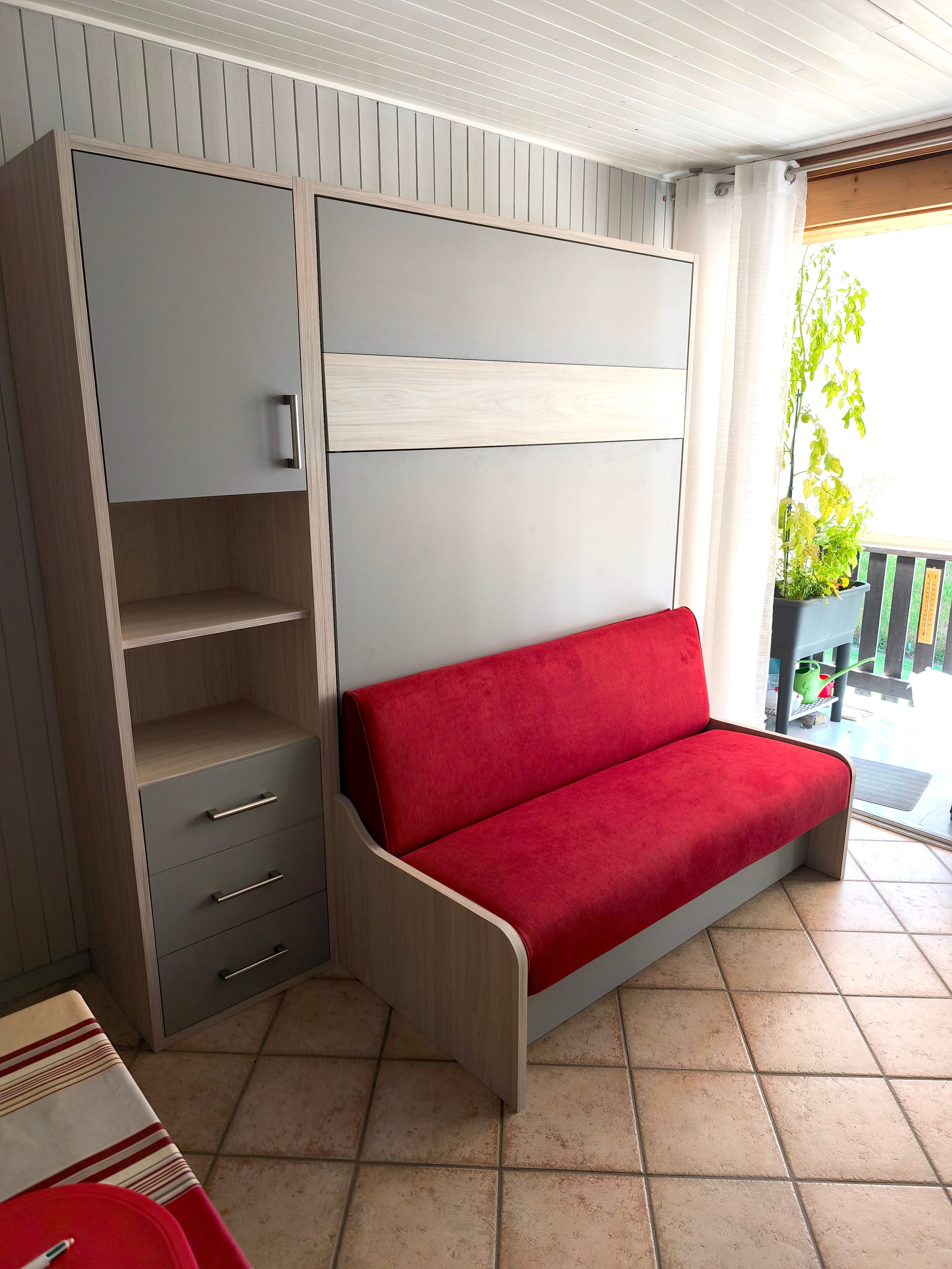 Lit escamotable canapé électrique Griffon Premium