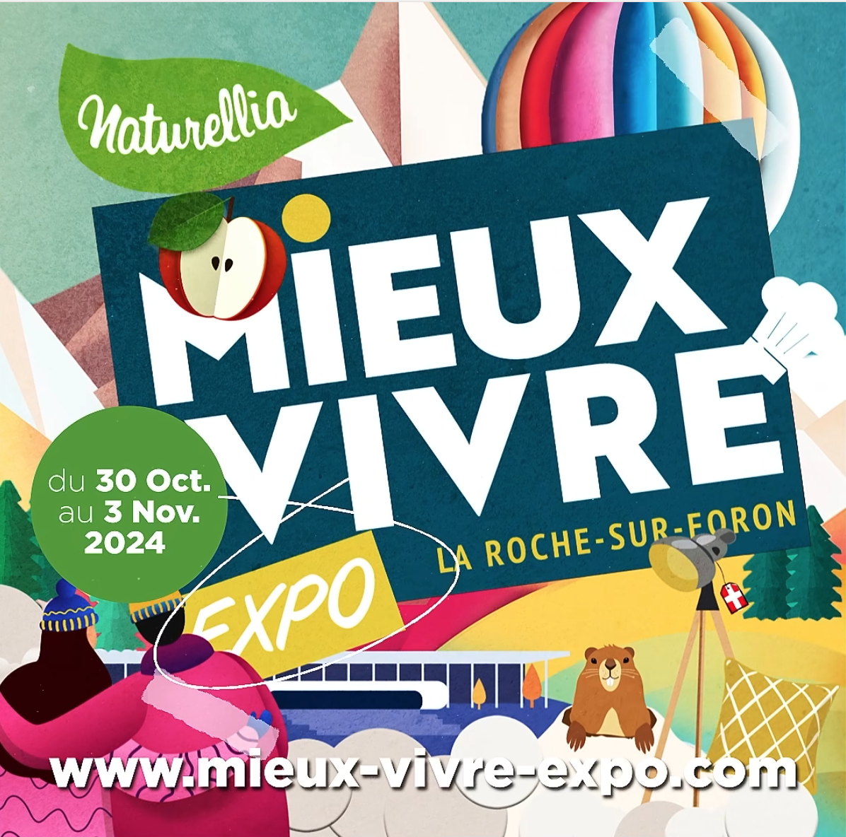 Le salon Mieux Vivre Expo aura lieu du mercredi 30 au Dimanche 3 novembre 2024